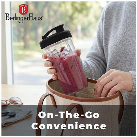 Berlinger Haus Blender With Stainless Steel Jug 300 ml 320W Black BH-9880