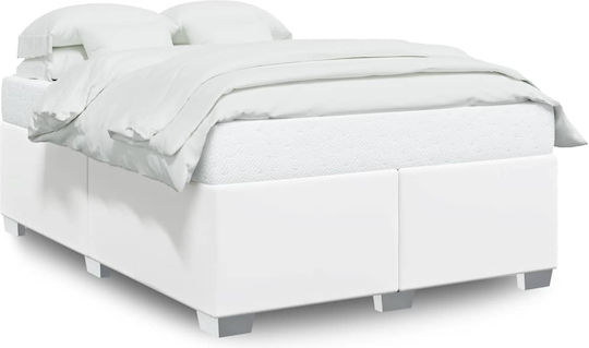Υπόστρωμα Διπλό για Στρώμα 137x190cm Λευκό Υπόστρωμα Διπλό για Στρώμα 137x190cm Λευκό