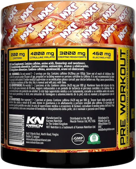 Nxt Nutrition Tnt Nuclear Pre 240gr Fizzy Cola Bottles