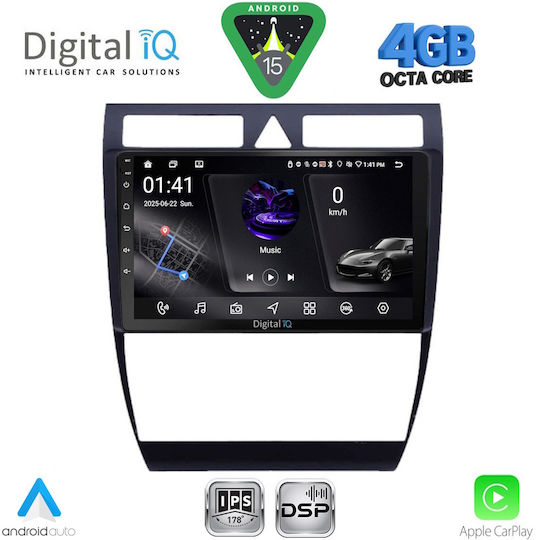 Digital IQ Ηχοσύστημα Αυτοκινήτου για Audi TT 2007-2015 (Bluetooth/USB/WiFi/GPS/Apple-Carplay/Android-Auto) με Οθόνη Αφής 9"