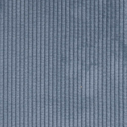 Five-Seater Couch Blue 324x105x64 cm