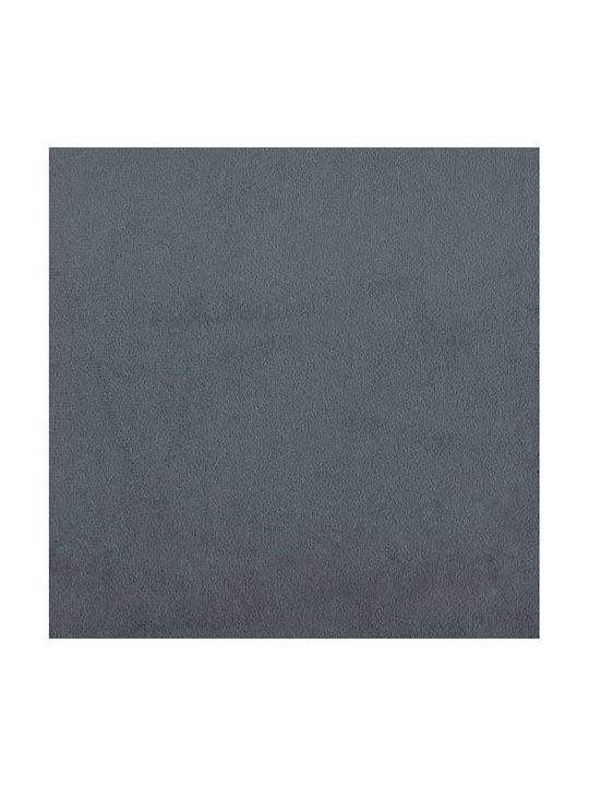 Corner Velvet Couch Dark Gray 324x205x64cm