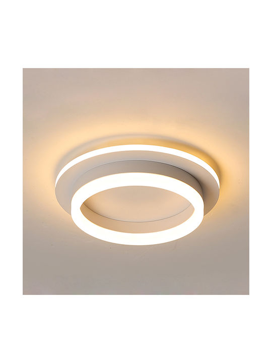 Luminastar Plafonieră de Tavan Albă cu LED Integrat
