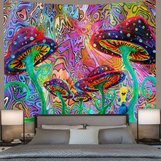 FRIPIA Tapiserie Decorativă Pădurea Poveștilor Lucrată Manual Multicoloră Din Țesătură 200x150cm