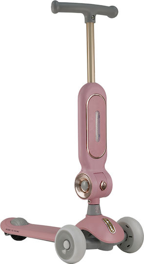 Bebe Stars Kinderroller 3-Rad mit Sitz Rosa