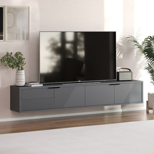 Stand TV Gri L180xA30xÎ30cm