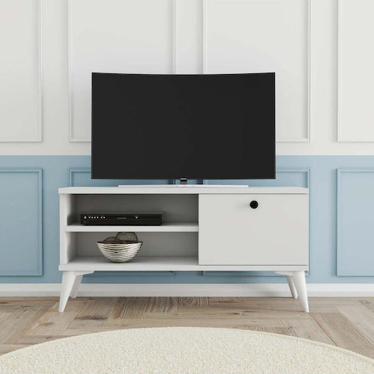 Stand TV De Podea Alb 90x30x45cm Stand TV De Podea Alb 90x30x45cm