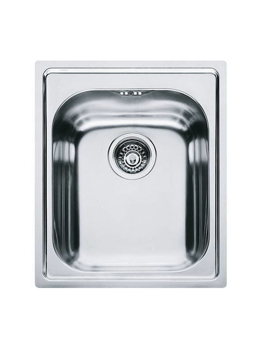 Franke 610 Chiuvetă Bucătărie Drop-In Inox M42xL50cm Gri