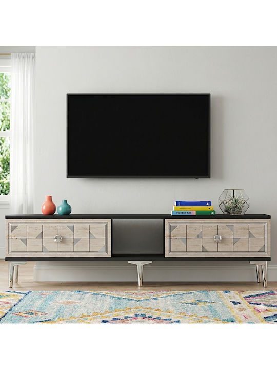 Gray TV Stand L150xD30xH41cm