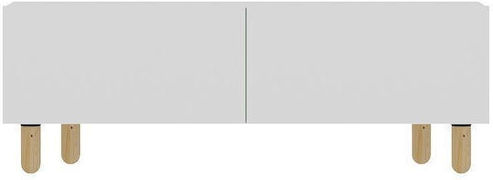 TV-Ständer Weiß M120xP30xH42cm