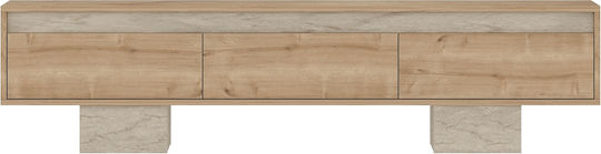 SteweHome TV-Ständer Bodenstehend Mehrfarbig 180x30x45cm SteweHome TV-Ständer Bodenstehend Mehrfarbig 180x30x45cm