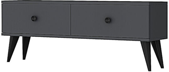 Έπιπλο Τηλεόρασης Γκρι Μ120xΠ30xΥ41cm