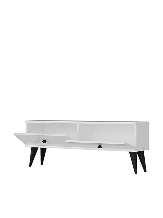 TV-Ständer Weiß M120xP30xH41cm