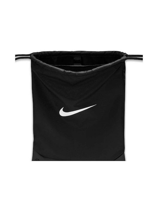 Nike Brasilia Drawstring Ανδρική Τσάντα Ώμου για Γυμναστήριο Μαύρη