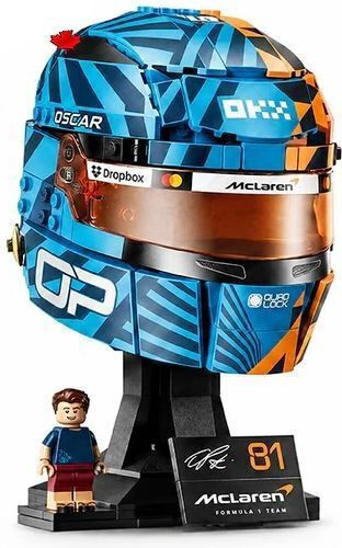 LEGO Building Blocks McLaren Mastercard F1 Team - Oscar Piastri Helmet for 14+ Years 793 Pieces