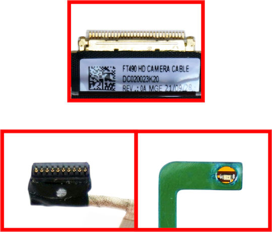 Screen Flex Cable for Laptop Lenovo Thinkpad P14s Gen 2 20vx 20vy T14 Gen 2 20w0 20w1