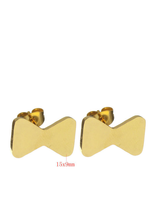Steel Jewelry Set with Gold