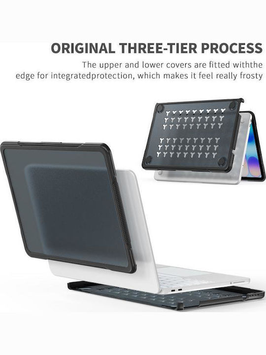 Ultra Hybrid Smartshell MacBook Neo 13 Inch 2026 (A3404) Transparent Black