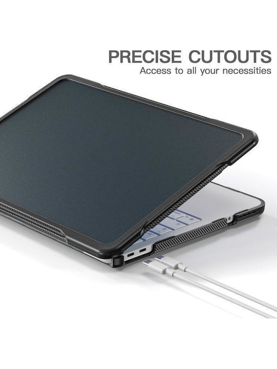 Ultra Hybrid Smartshell MacBook Neo 13 Inch 2026 (A3404) Transparent Black