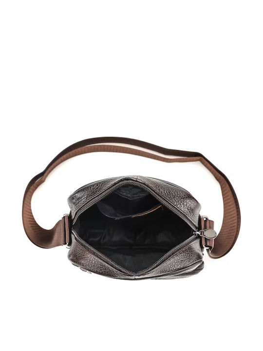 Geantă Bărbătească De Umăr / Tip Crossbody Maro