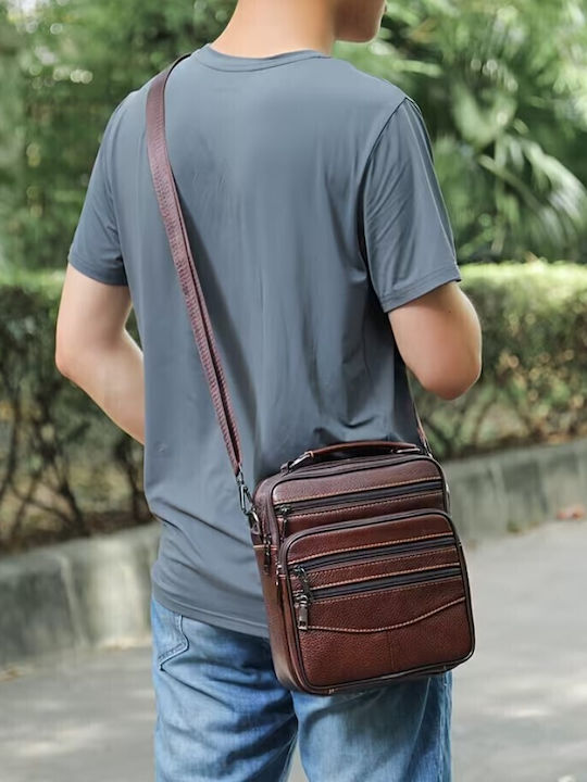 Geantă De Umăr / Tip Crossbody Bărbătească Maro