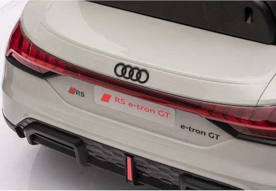Audi RS e-tron GT Μονοθέσιο με Τηλεκοντρόλ Licensed 12 Volt Γκρι
