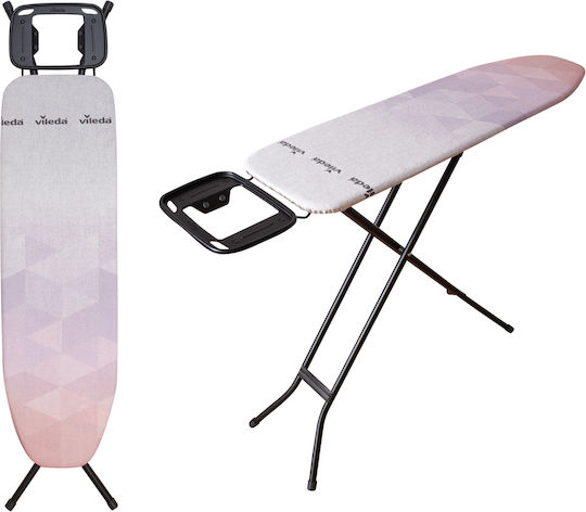 Vileda Diamond S Masă de Călcat pentru Fier de Călcat cu Aburi Compactă 136x33x90cm
