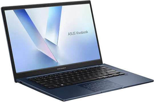 Asus Vivobook 14 X1404VA-EB1619 14" FHD (Core 7-150U/16GB/512GB SSD/No OS) Quiet Blue (US Keyboard)