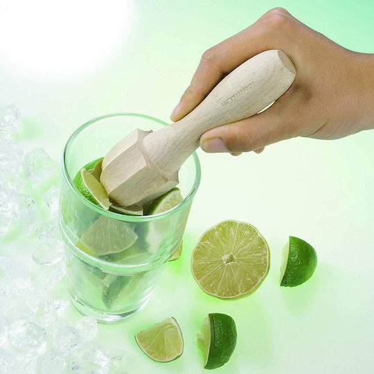 Fackelmann Wooden Beech Hand Lemon Juicer 15cm