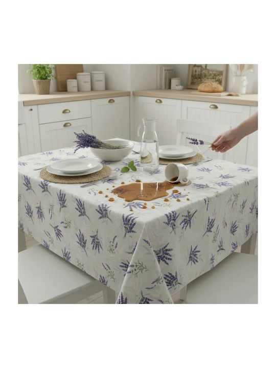 Τραπεζομάντηλο Βαμβακερό Αλέκιαστο Lavanda 140x180εκ.