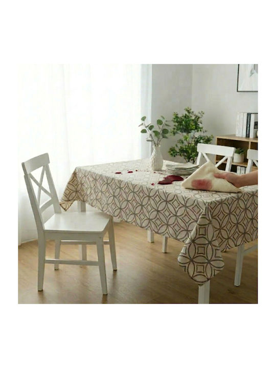 Față De Masă Bumbac Rezistent La Pete Dark 120x160 Cm