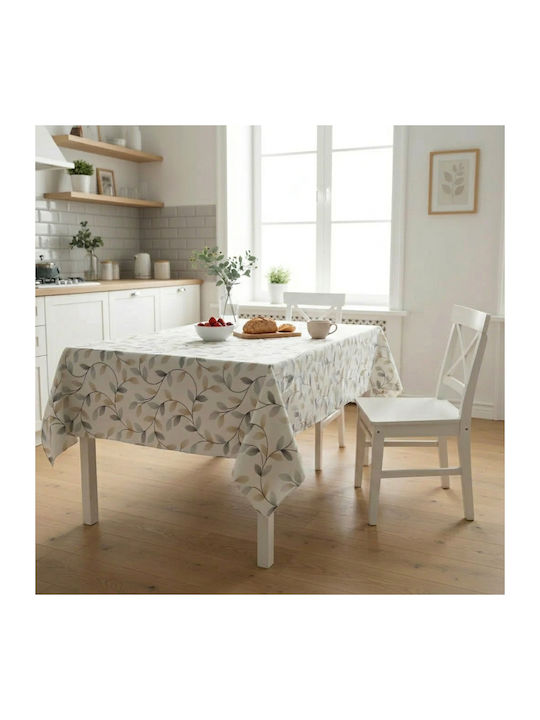 NufJoy Baumwoll Tischdecke Fleckabweisend Toamna 140x180cm