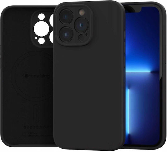 Spacecase Black Silicone Back Cover (iPhone 13 Pro)