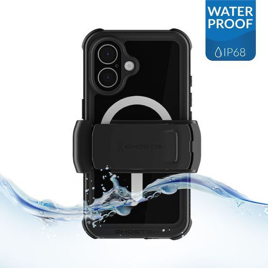 Ghostek Nautical 360 Full Cover Plastic / Silicone Waterproof Black (iPhone 16)