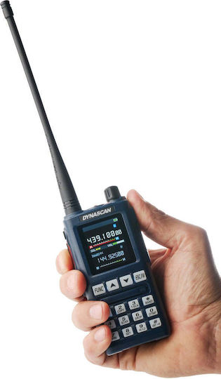 DynaScan UV-101 Ασύρματος Πομποδέκτης UHF/VHF 5W με Έγχρωμη Οθόνη
