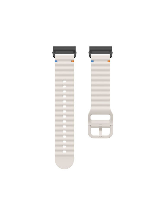 Silicone Strap Beige (Garmin Fenix 8 Garmin Fenix E)