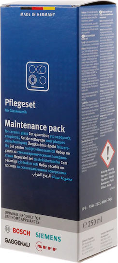 Bosch Ceramic Hob Cleaning Set Cream 250ml 311903 3pcs