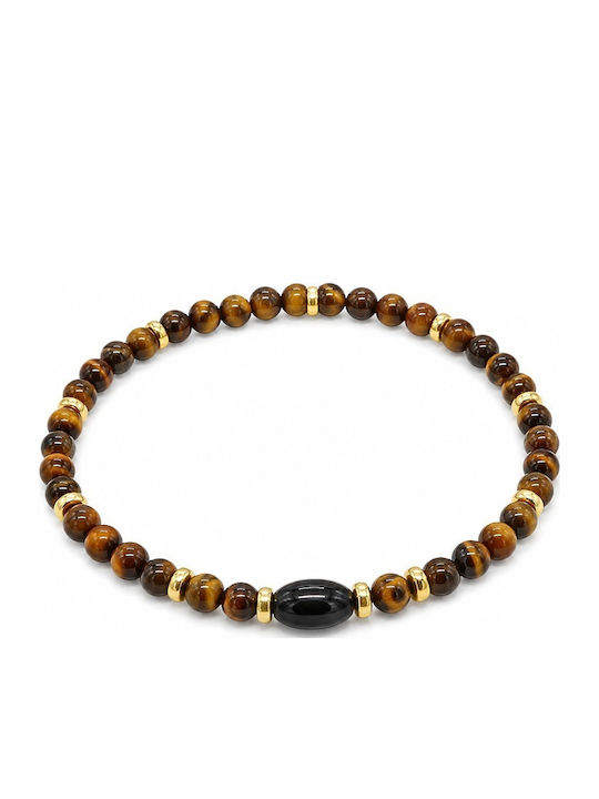 Velve Bracelet With Eye Design Gold Plated
