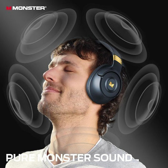 Monster Persona SE Căști Audio Over Ear Wireless Bluetooth cu 60 de Ore Autonomie Albastre