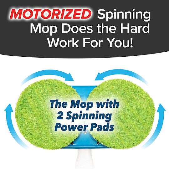 Rechargeable Electric Rotating Mop Black