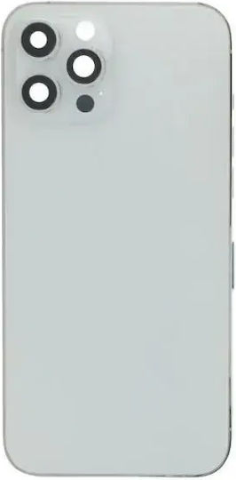 Back Side Middle Frame iPhone 12 Pro Max Silver OEM
