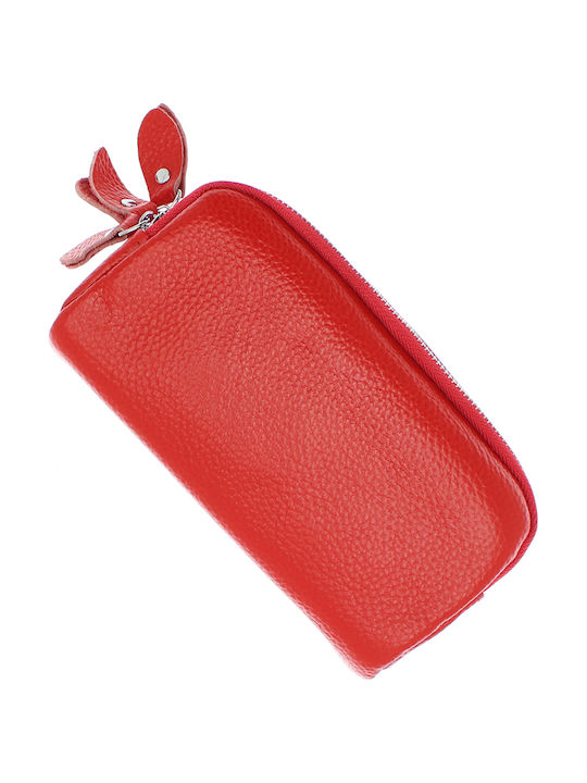 Große Leder Damenbrieftasche Rot