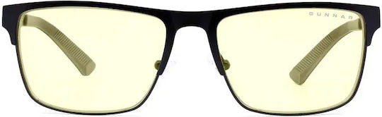Ochelari De Protecție Împotriva Luminii Albastre Gunnar Pendleton Slate Amber Negru