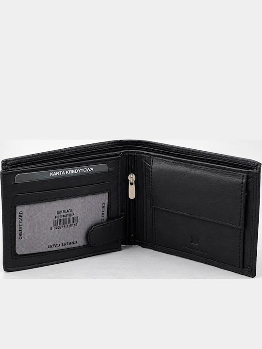 Herrenbrieftasche Schwarz Set