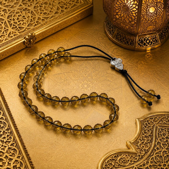 Panora Worry Beads Made of Glass Length 30cm Yellow