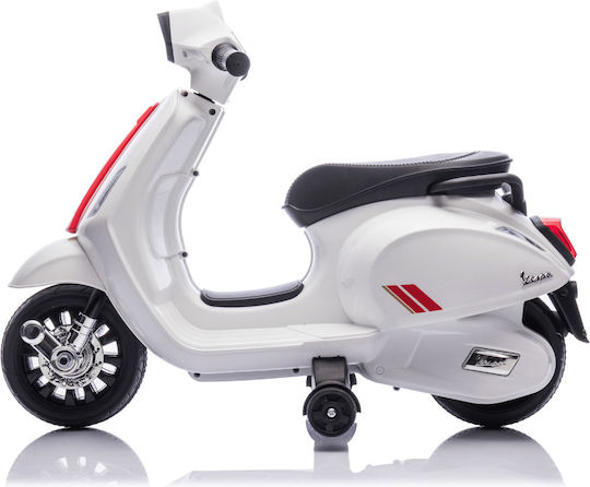 Kids Vespa Licensed Electric 6 Volt White