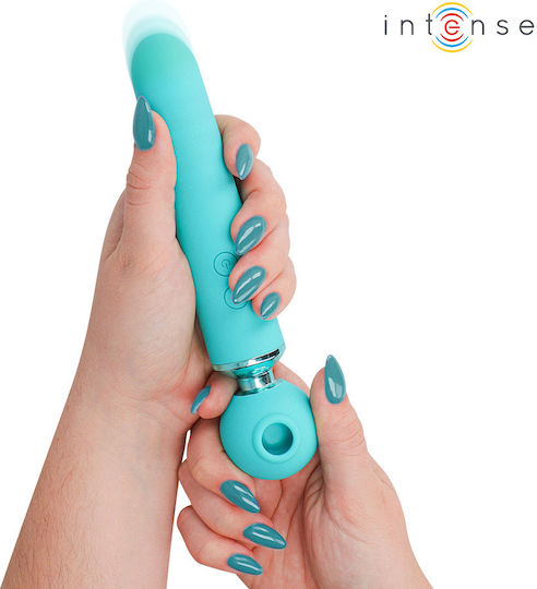 Intense Aspirator Vaginal cu Vibrație Turcoaz