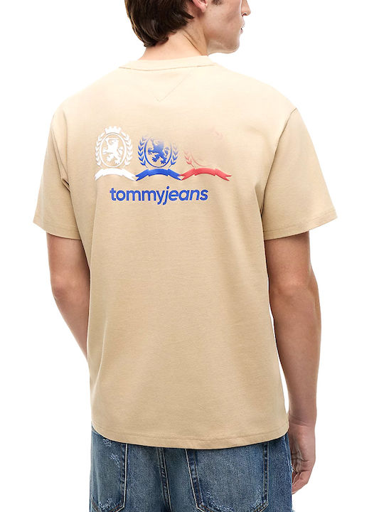 Tommy Hilfiger T-shirt Κοκκινο- Μπεζ- Μπλε
