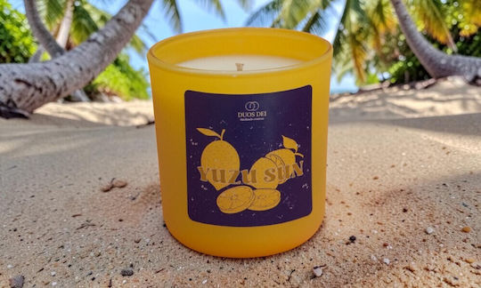 Aromatic Soy Candle in Yellow Jar Aromatic Soy Candle in Yellow Jar