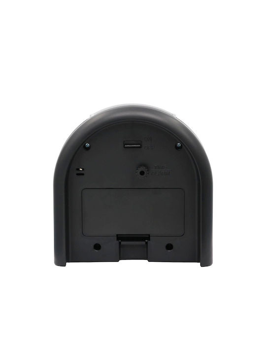 Seiko Silent Tabletop Clock with Indicators with Alarm Clock QHE204K